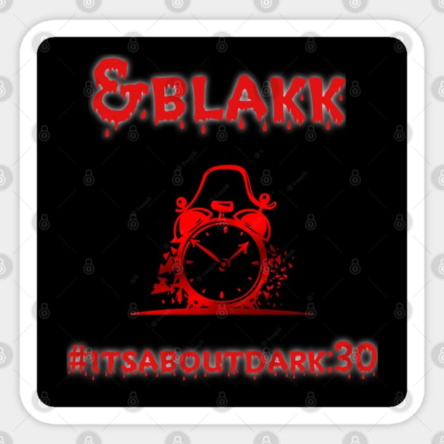 &Blakk #4 T Sticker by Durdy4Lyffe Apparel presents ...&BlAkK T's